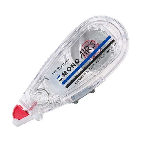 (まとめ) トンボ鉛筆 修正テープ モノエアーつめ替えタイプ 本体 5mm幅×10m 赤 CT-CAX5 1個 【×50セッ..