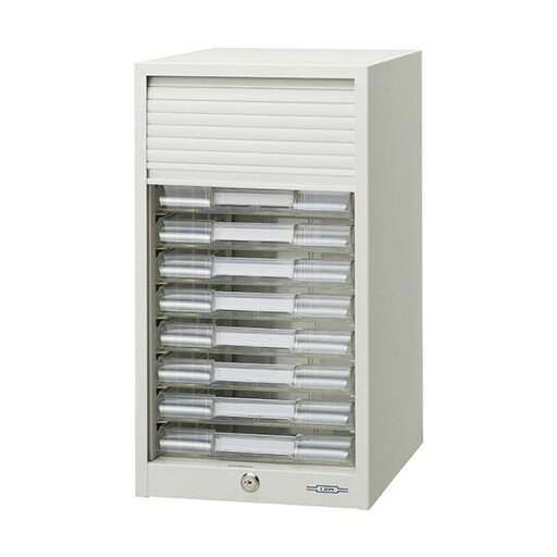 ライオン事務器シャッター扉付レターケース A4タテ 10段 ライトグレー No.1310PT 1台 ライオン事務器シャッター扉付レターケース A4タテ 10段 ライトグレー No.1310PT 1台