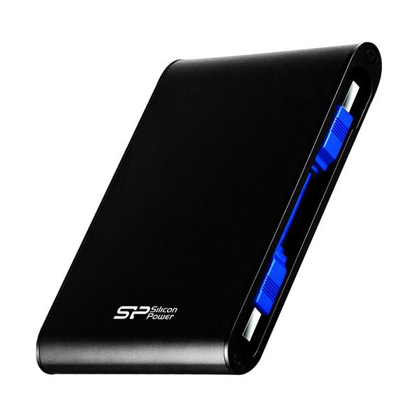 シリコンパワー ポータブルHDDArmor A80 1TB ブラック SP010TBPHDA80S3K 1台