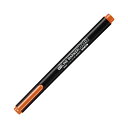 (まとめ) コクヨ蛍光OAマーカー(再生樹脂・シングル) プリフィクス 中字 橙 PM-L102YR 1セット(10本) 【×10セット】(3)
