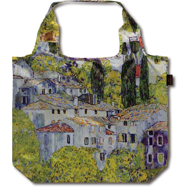 名画 クーラーエコバッグ ～ミュージアムアートコレクション～ クリムト 「カソーネスガルダチャーチ」