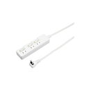 【5個セット】 YAZAWA 3個口 節電タップ 3m ホワイト H8S333WHX5