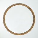 OSB丸形ウォールミラー(80) (ブラウン/茶) 直径80cm 鏡/スリム/高級感/ヴィンテージ/ブルックリン/飛散防止加工/壁掛け/オシャレ/北欧風/オーバル/日本製/完成品/NK-15(3)