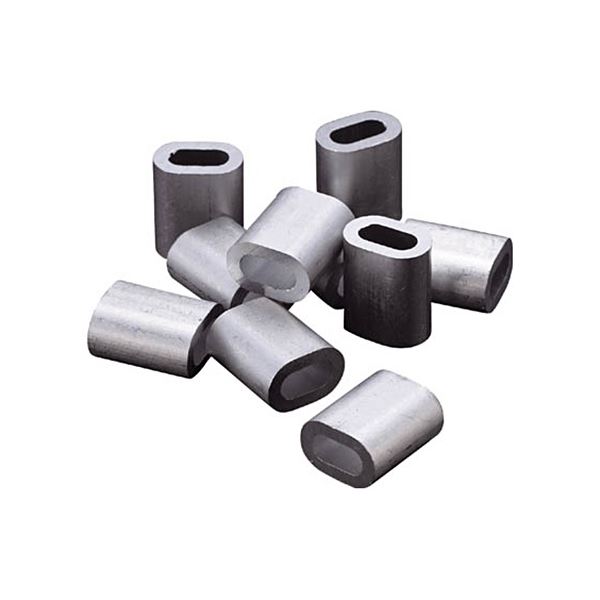 (まとめ) TRUSCO アルミスリーブ AS-25AS-25 1パック(20個) 【×5セット】