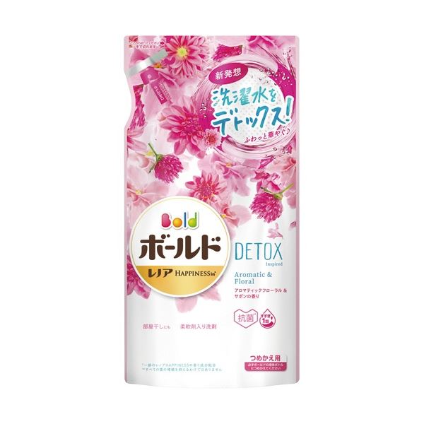 (まとめ) P&G ボールド ジェル アロマティックフローラル＆サボンの香り 詰替用 600g 1パック 【×30セット】