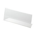 (まとめ) クルーズ アクリル製カード立て L型 大 200×76mm CRL791035 1セット(10個) 【×10セット】(3)