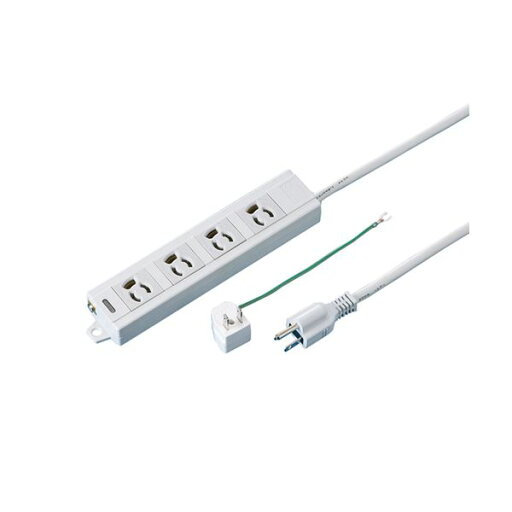 (まとめ) TANOSEE OAタップ 抜け止め 通電ランプ・マグネット付 3P・4個口 3.0m 1個 【×5セット】 (まとめ) TANOSEE OAタップ 抜け止め 通電ランプ・マグネット付 3P・4個口 3.0m 1個 【×5セット】