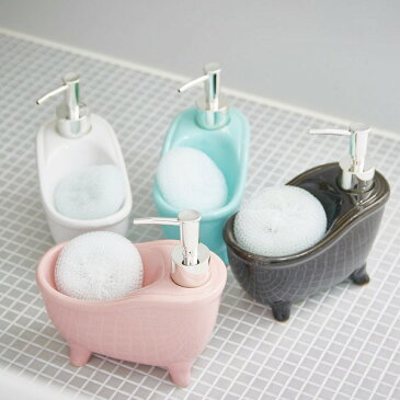 ソープディスペンサー「bathtub(バスタブ)」ブラック