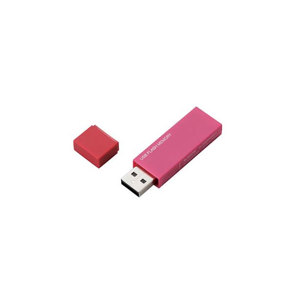 【5個セット】 エレコム USBメモリー/USB2.0対応/セキュリティ機能対応/32GB/ピンク MF-MSU2B32GPNX5 1