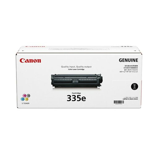 キヤノン トナーカートリッジ335eBK CRG-335EBLK ブラック 0465C001 1個 キヤノン トナーカートリッジ335eBK CRG-335EBLK ブラック 0465C001 1個