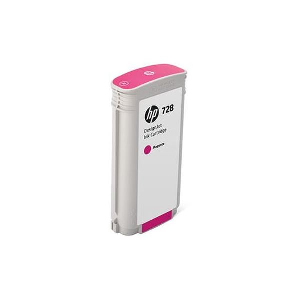 (まとめ)HP HP728 インクカートリッジマゼンタ 130ml F9J66A 1個【×3セット】
