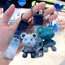 キーホルダーくまちゃん 韓国雑貨 動物 かわいい 熊 5色 キーチェーン 萌えグッズ 携帯ストラップ キーリング 飾り 雑貨 小物 フィギュア バッグチャーム ...