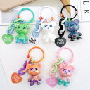 キーホルダーくまちゃん 韓国雑貨 動物 かわいい 熊 5色 パステルカラー クリスタル風 キーチェーン 携帯ストラップ キーリング 飾り 雑貨 小物 フィギュア バッグチャーム プレゼント 景品 キャラクター キャンディカラー 学生 おしゃれ 誕生日 かばん カギ 目印 人気(3)