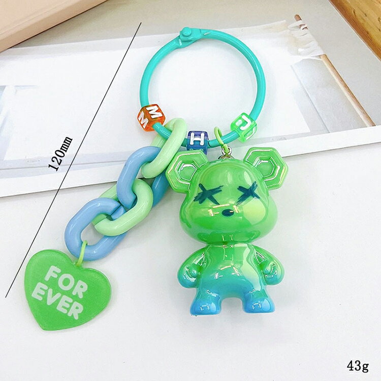 キーホルダーくまちゃん 韓国雑貨 動物 かわいい 熊 5色 パステルカラー クリスタル風 キーチェーン 携帯ストラップ キーリング 飾り 雑貨 小物 フィギュア バッグチャーム プレゼント 景品 キャラクター キャンディカラー 学生 おしゃれ 誕生日 かばん カギ 目印 人気