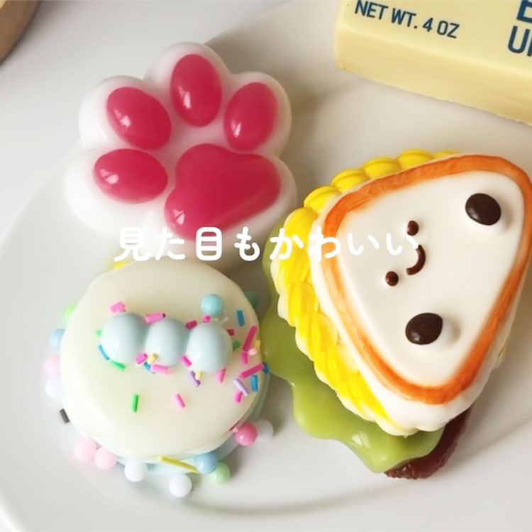 スクイーズ バター スクイーズ キーホルダー おもちゃ ストレス解消 低反発 握る やわらか 触感 もちもち 大人 子供 ケーキ パン 柔らかい 感触 玩具 サイズ カラフル ソフミ sofumi y2k 癒し かわいい 人気 遊び グッズ 肉球 水感スクイーズ SNSで話題 大人気 ふわふわ shop-popolare-10000688 POPOLARE サンプル画像3