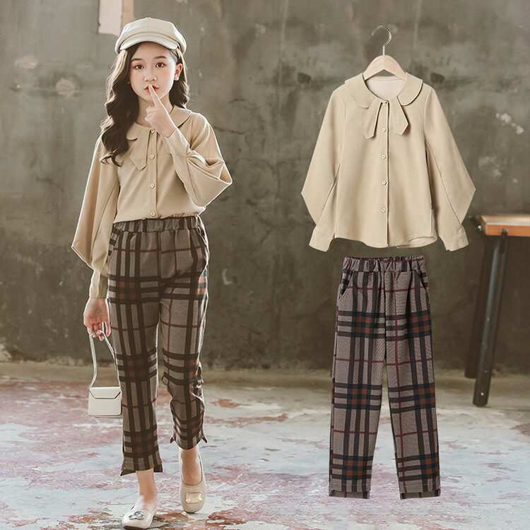 パンツスーツ 女の子 卒業式 スーツ 女の子 パンツ 110cm 120cm 卒服 女の子 パンツスーツ フォーマル スーツ チェック柄 2点セット 韓国 子供服 卒業式 スーツ 女の子 入学式 パンツスーツ 女の子 韓国 制服 チェック柄 フォーマルスーツ パンツ トップス 発表会