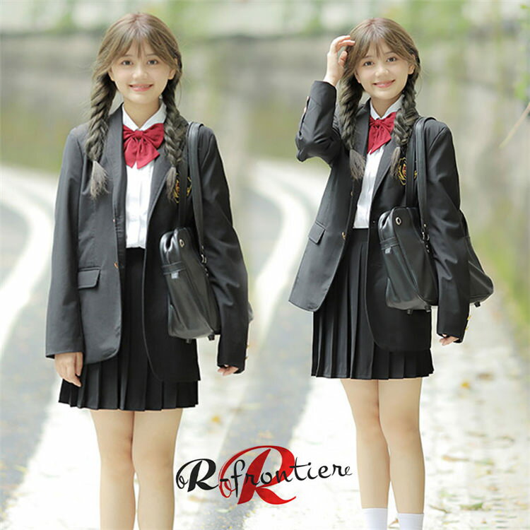 【スーパーSALE!】5点セット 卒業式 スーツ 女の子 小学生 なんちゃって制服 セット 韓国 制服 ブレザー 卒服 女の子 高校生 中学生 卒業式 小学校女...