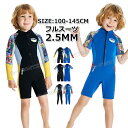 【300円クーポン】フルスーツ ウェットスーツ 子供 2.5mm 男の子 ウェットスーツ 子供用 防寒 ロング ウェットスーツ キッズ 子ども用 男の子 サーフ...