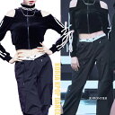 k-pop 衣装 黒 ダンス衣装 セットアップ 大人 セットアップ ヒップホップ 韓国 アイドル 衣装 ジャズダンス衣装 ロングパンツ 韓国 ダンス 衣装 レデ...
