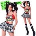 k-pop 衣装 ダンス衣装 セットアップ 大人 ダンス 衣装 ヒップホップ 白 黒 ダンス 衣装 セットアップ 大人 3点セット へそ出し ベスト へそ出し ...