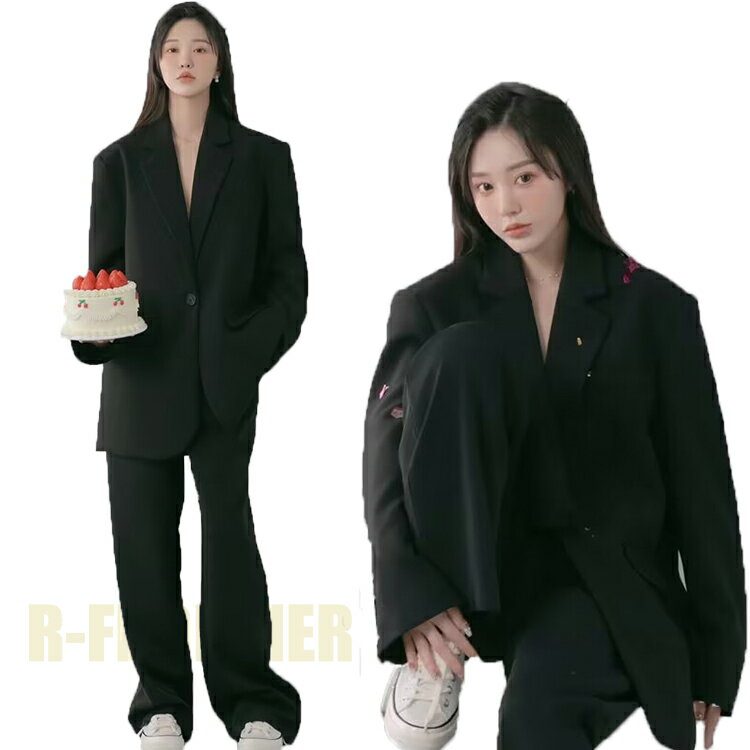 k-pop 衣装 黒 ダンス衣装 セットアップ レディース 大人 k-pop 衣装 大人 セットアップ ヒップホップ レディース 大人 k-pop 長袖 へそ出し ダスーツセット 2点セット ジャケット ロングパンツ 韓国 ダンス衣装 高校生 演出服 ステージ衣装 発表会 パンツスーツ 送料無料