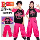 キッズ チアダンス 衣装 セットアップ ローズ カーゴパンツ ダンス衣装 女の子 へそ出し トップス 半袖 スカート ロングパンツ カーゴパンツ 韓国 k-pop 衣装 ダンス ヒップホップ ジャズ チアダンス キッズ 演出服 団体服 HIPHOP 応援団 ダンス発表会 イベント 110 170cm