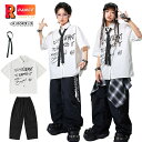 k-pop 衣装 シャツ 半袖 ネクタイ 黒 カーゴパンツ ダンス衣装 セットアップ ヒップポップ キッズ ダンス 衣装 k-pop 韓国 ダンス 衣装 子供服 パンツ トップス ガールズ ダンス衣装 男の子 女の子 ジャスダンス 衣装 K-POP かっこいい k-pop 衣装 ヒップポップ ダンス
