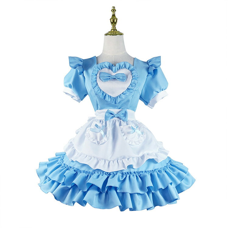 楽天市場】メイド服 青(ワンピース|コスプレ・変装・仮装 楽天市場】メイド服 青(ワンピース|コスプレ・変装・仮装