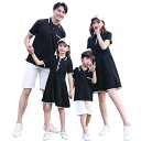 リンクコーデ 親子 セット 夏 親子 ペアルック 親子コーデ 親子ペア ワンピース ペアtシャツ 赤ちゃん 家族 お揃い tシャツ ポロシャツ 母 息子 娘 父...