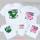 恐竜 リンクコーデ 親子 セット 親子 ペアルック 親子 お揃い 父の日 プレゼント 家族 お揃い tシャツ 赤ちゃん ロンパース 親子 ペアtシャツ 半袖 夏服 親子コーデ tシャツ ベビー ロンパース パパ ママ 娘 息子 女の子 男の子 母の日 記念日 家族活動 運動会 旅行 出かけ着