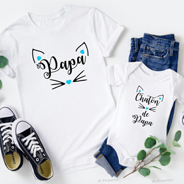 親子 ペアルック 親子コーデ 親子ペア パパ 親子 ペアtシャツ 赤ちゃん ロンパース リンクコーデ 親子 ..