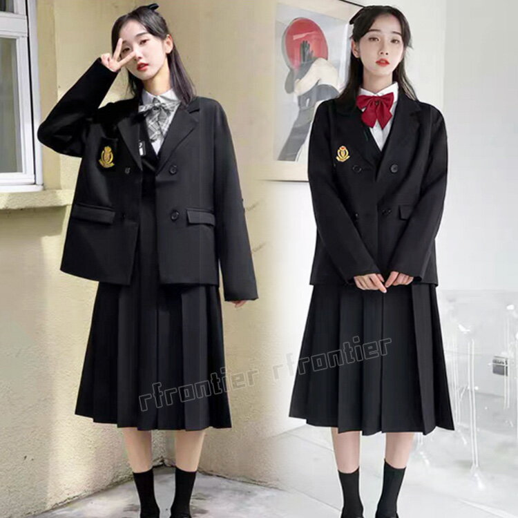 卒業式 スーツ 女の子 卒服 女子 小学校 韓国 制服 中学生 小学生 プレザー フォーマルスーツ ピアノ発表会 ワンピース 膝丈 入学式 スーツ 4点セット ...