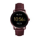 フォッシル スマートウォッチ Fossil FTW2113 Q Gen 2 Smartwatch Wander Wine Leather海外お取り寄せ商品 米国正規商品 送料無料【smtb-tk】