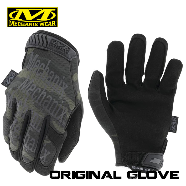 管理番号：52827401　52827402　52827403　52827404■商品説明 　　 商品名 Original Glove 詳細 【Mechanix Wear/メカニクスウェアとは？】 カリフォルニア州バレンシアに本社を置き、ハンドプロテクション(手の保護)という分野において常に時代を牽引してきた“Mechanix Wear”は、25年以上の独自の研究、開発の結果にもたらせた、多種多彩なラインナップは、レースシーンの枠を超え、製造業、建築業、運送業また、軍や警察等の多くの職種からも採用され、より多くの信頼を獲得し続けています。 MECHANIX WEAR製品を始めて使われる方には、こちらのグローブをお勧め致します。 まさに、汎用性の高いオールラウンダーグローブです。 The Original® タクティカル グローブは、その汎用性と解剖学的デザインで保護グローブ業界に革命を起こしました。タッチスクリーン対応技術を備えた丈夫な 0.8mm 合成皮革素材により、機能性と耐久性を両立させています。手の甲に馴染む通気性の高い TrekDry® は、現場でも涼しく快適です。比類ないフィット、フィール、機能性を兼ね備えた The Original なら、作業にも集中できるはずです。 ・体にフィットするTrekDry®が、手を涼しく快適に保ちます。 ・調整可能な熱可塑性ゴム(TPR)製のクロージャーが手首にしっかりとフィット。 ・親指と人差し指を補強し、耐久性を向上させました。 ・スマートフォン等のタッチスクリーンに対応した合成皮革は、手先の器用さと耐久性を完璧に融合させます。 ・洗濯機で洗えます。 サイズ 参考目安サイズ(約cm) サイズ 中指の長さ 手の平の幅 S 12.3〜13cm 6.5〜7.5cm M 13.0〜13.8cm 7.5〜8.5cm L 13.8〜14.5cm 8.5〜9.8cm 2L 14.5〜15.2cm 9.8〜11.0cm ※このサイズガイドは、「目安」とお考え下さい。(実際のグローブサイズではございません。)グローブの種類・素材によりフィット感が異なります。 ※海外製品につきサイズ表記が日本のサイズ表記と異なりますので、指の長さ/手の平の幅をご自身で計測して頂きご購入をお願い致します。(例)海外サイズ【S】→日本サイズ【M】 ※計測サイズが中間の場合は、小さいサイズにすることをお勧めします。伸縮性があるため、ぴったりとフィットします。 ※参考目安サイズは多少の誤差はございますのでご了承ください。 注意 ・画像は実際の色や仕様と異なる場合がございます。 ・サイズ表の数値は実寸法の表示ではなく目安です。 ・本来の目的以外には使用しないでください。 ・間違った使用による破損及び、事故、怪我等には当社は責任を負いませんので安全にお取り扱いください。 ・品質には万全を期しておりますが、ご使用前に破損がないか確かめてください。万一、不具合があった場合は使用しないでください。 ・伸縮生地にプリントしていますので生地を強く伸ばすとプリントの割れや剥離が起こる場合があります。 ・粘着質の物をプリント面に接触しないでください剥離の原因となります。 ・強い衝撃、過度な摩擦、鋭利な物に触れるなど、想定した以上の負荷がかかると破損の原因となりますのでご注意ください。 ・素材の特性上、開封時ににおいがすることがありますが品質上問題ありません、においが気になる場合は、袋から出してしばらく陰干しをしてください。 ・着用により、多少ピリング(毛玉)が生じることがあります。通常の使用でも若干の変退色は避けられませんのでご了承ください。 ・摩擦により、色落ちや他のものへの色移行が生じる場合がありますので充分ご注意ください。 ・素材特性上、直射日光の長時間照射により色褪せすることがあります。 ・保管の際は、高温多湿な状態や光の当たる場所は避けてください。 ・火気の側でのご使用はお控えください。 ・製品はロットごとに予告なく若干の仕様が変更される場合がございます。