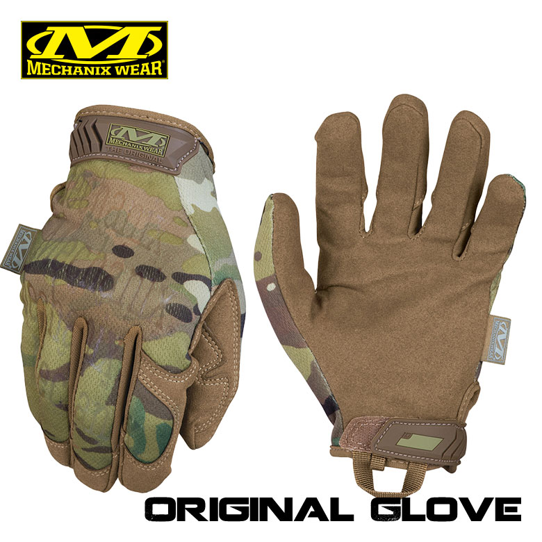 管理番号：52827401　52827402　52827403　52827404■商品説明 　　 商品名 Original Glove 詳細 【Mechanix Wear/メカニクスウェアとは？】 カリフォルニア州バレンシアに本社を置き、ハンドプロテクション(手の保護)という分野において常に時代を牽引してきた“Mechanix Wear”は、25年以上の独自の研究、開発の結果にもたらせた、多種多彩なラインナップは、レースシーンの枠を超え、製造業、建築業、運送業また、軍や警察等の多くの職種からも採用され、より多くの信頼を獲得し続けています。 MECHANIX WEAR製品を始めて使われる方には、こちらのグローブをお勧め致します。 まさに、汎用性の高いオールラウンダーグローブです。 The Original® タクティカル グローブは、その汎用性と解剖学的デザインで保護グローブ業界に革命を起こしました。タッチスクリーン対応技術を備えた丈夫な 0.8mm 合成皮革素材により、機能性と耐久性を両立させています。手の甲に馴染む通気性の高い TrekDry® は、現場でも涼しく快適です。比類ないフィット、フィール、機能性を兼ね備えた The Original なら、作業にも集中できるはずです。 ・体にフィットするTrekDry®が、手を涼しく快適に保ちます。 ・調整可能な熱可塑性ゴム(TPR)製のクロージャーが手首にしっかりとフィット。 ・親指と人差し指を補強し、耐久性を向上させました。 ・スマートフォン等のタッチスクリーンに対応した合成皮革は、手先の器用さと耐久性を完璧に融合させます。 ・洗濯機で洗えます。 サイズ 参考目安サイズ(約cm) サイズ 中指の長さ 手の平の幅 S 12.3〜13cm 6.5〜7.5cm M 13.0〜13.8cm 7.5〜8.5cm L 13.8〜14.5cm 8.5〜9.8cm 2L 14.5〜15.2cm 9.8〜11.0cm ※このサイズガイドは、「目安」とお考え下さい。(実際のグローブサイズではございません。)グローブの種類・素材によりフィット感が異なります。 ※海外製品につきサイズ表記が日本のサイズ表記と異なりますので、指の長さ/手の平の幅をご自身で計測して頂きご購入をお願い致します。(例)海外サイズ【S】→日本サイズ【M】 ※計測サイズが中間の場合は、小さいサイズにすることをお勧めします。伸縮性があるため、ぴったりとフィットします。 ※参考目安サイズは多少の誤差はございますのでご了承ください。 注意 ・画像は実際の色や仕様と異なる場合がございます。 ・サイズ表の数値は実寸法の表示ではなく目安です。 ・本来の目的以外には使用しないでください。 ・間違った使用による破損及び、事故、怪我等には当社は責任を負いませんので安全にお取り扱いください。 ・品質には万全を期しておりますが、ご使用前に破損がないか確かめてください。万一、不具合があった場合は使用しないでください。 ・伸縮生地にプリントしていますので生地を強く伸ばすとプリントの割れや剥離が起こる場合があります。 ・粘着質の物をプリント面に接触しないでください剥離の原因となります。 ・強い衝撃、過度な摩擦、鋭利な物に触れるなど、想定した以上の負荷がかかると破損の原因となりますのでご注意ください。 ・素材の特性上、開封時ににおいがすることがありますが品質上問題ありません、においが気になる場合は、袋から出してしばらく陰干しをしてください。 ・着用により、多少ピリング(毛玉)が生じることがあります。通常の使用でも若干の変退色は避けられませんのでご了承ください。 ・摩擦により、色落ちや他のものへの色移行が生じる場合がありますので充分ご注意ください。 ・素材特性上、直射日光の長時間照射により色褪せすることがあります。 ・保管の際は、高温多湿な状態や光の当たる場所は避けてください。 ・火気の側でのご使用はお控えください。 ・製品はロットごとに予告なく若干の仕様が変更される場合がございます。