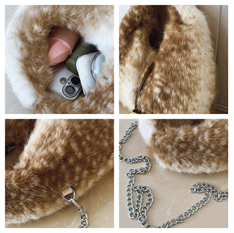 ファーバッグ ふわふわ 秋冬 手提げバッグ エコファー レディース トートバッグ ファー 軽い 肩掛けバッグ 大容量 軽量 ハンドバッグ もこもこ 2way ショルダーバッグ フェイクファー 斜め掛け 通勤バッグ 収納 カジュアル お出かけ 柔らかい 可愛い