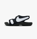 楽天Size【NIKE】DX5544-002 SUNRAY ADJUST6 GS BLACK/WHITE【ナイキ】サンレイ アジャスト 6 GS ブラック/ホワイ ジュニアスライド サンダル キッズ 子ども用 水遊び 海外旅行 潮干狩り レジャー 黒 ブラック 白 ホワイト 軽量 おしゃれ 可愛い