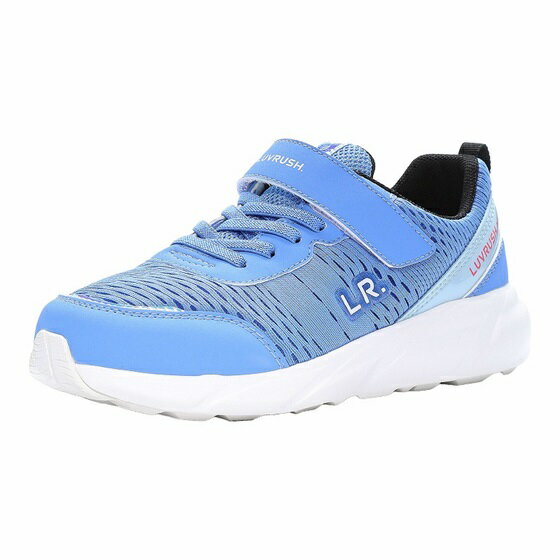 【moonstar】LUVRUSH LV 1140 SAX サックス ムーンスター ラブラッシュ 子供靴 キッズ スニーカー スーパースター 抗菌防臭 運動会 女の子 ローカット マジックテープ ジュニア シューズ