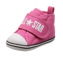 【数量限定】【CONVERSE】 BABY ALL STAR N BIGLOGO V-1 7CL285 PINK コンバース ベビー オールスター N ビッグロゴ V-1 ピンク シューズ 子供靴 マジックテープ