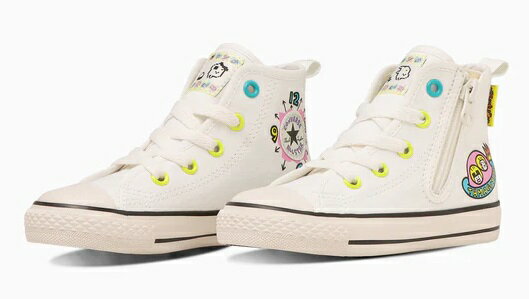 【CONVERSE】 CHILD ALL STAR N TAMAGOTCHI Z HI 3SD777 ホワイト チャイルド オールスター N タマゴッチZ HI コンバース カジュアル たまごっち コラボ ハイカット 白色 WHITE 子供靴 キッズ