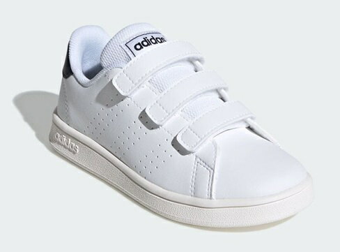 【adidas】FW2589 Adidas ADVANCOURT C WHITE/BLACK ホワイト/ブラック アディダス アドバンコート キッズ スニーカー...