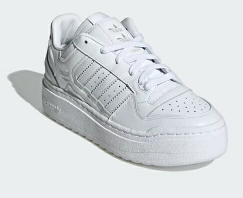 【adidas】ID6809 adidas FORUM XLG W WHITE アディダス フォーラム ホワイト レディース スニーカー ローカット シューズ 厚底 大人靴 白色のサムネイル