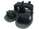 KIDS LOGOSTRAP SANDAL BLACKブラック