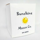 Sunshine Mason Co Wide Mouth Mason Jarプラスチックストレージキャップ 6枚入り