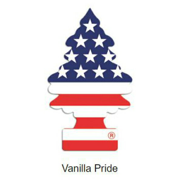 Little Trees リトルツリー スターズ＆ストライプス 10枚セット Made in USA 車用 芳香剤