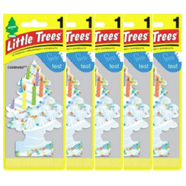 Little Trees リトルツリー エアフレッシュナー Celebrate セレブレイト 5枚セット USDM Made in USA 車用 芳香剤