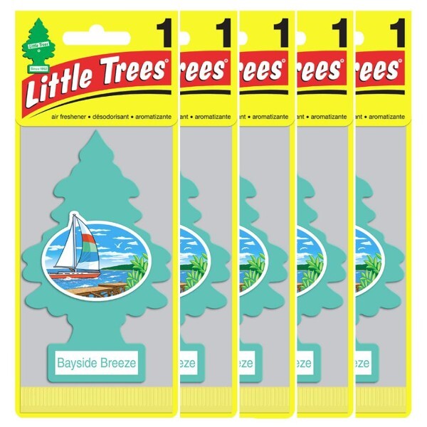 Little Trees リトルツリー エアフレッシュナー 釣り下げ式 ベイサイド・ブリーズ USDM 5枚セット