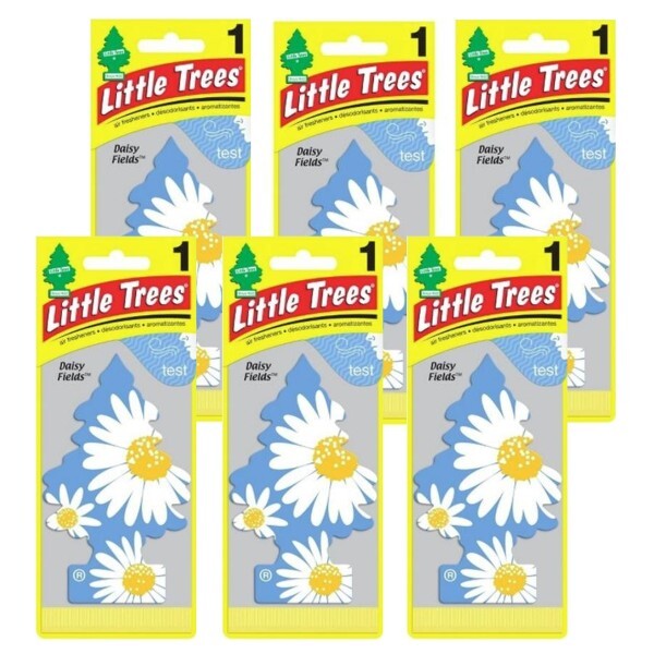 芳香剤 リトルツリー エアフレッシュナー Little Trees デイジー・フィールズ Daisy Fields 6枚セット