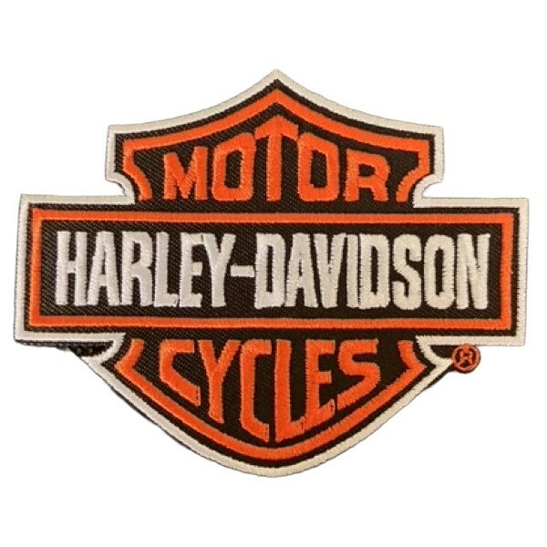 ハーレーダビッドソン ワッペン バー＆シールド ロゴ 刺繍 パッチ