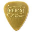 Jim Dunlop (ジムダンロップ) HERCO (ハーコ) Vintage '66 Nylon Picks Bold Gold (Light) HEV210R ナイロンピック 1960年代のモールドから再現したヴィンテージのHercoピックです ・ジムダンロップ　Dunlop Herco Vintage ’66 Nylon Picks・1960年代のモールドから再現したヴィンテージのHercoピックです。・しっかりしたサウンドのハードロック向きです。・材質：ナイロン 2